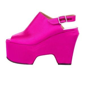 NEW IN BOX Dries Van Noten Peep-Toe Platform Pumps